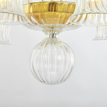LAETITIA - Murano glass chandelier by Sogni Di Cristallo - view 3